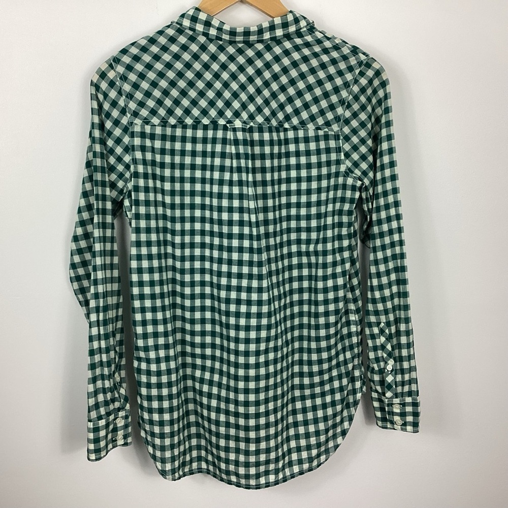 J. Crew Classic Fit Boy Shirt In Crinkle Gingham Size 2 - Picture 5 of 10